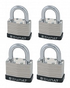 Замок навесной БУЛАТ ВС 0140/0150 (2+2 шт 5 кл) (1секретность)